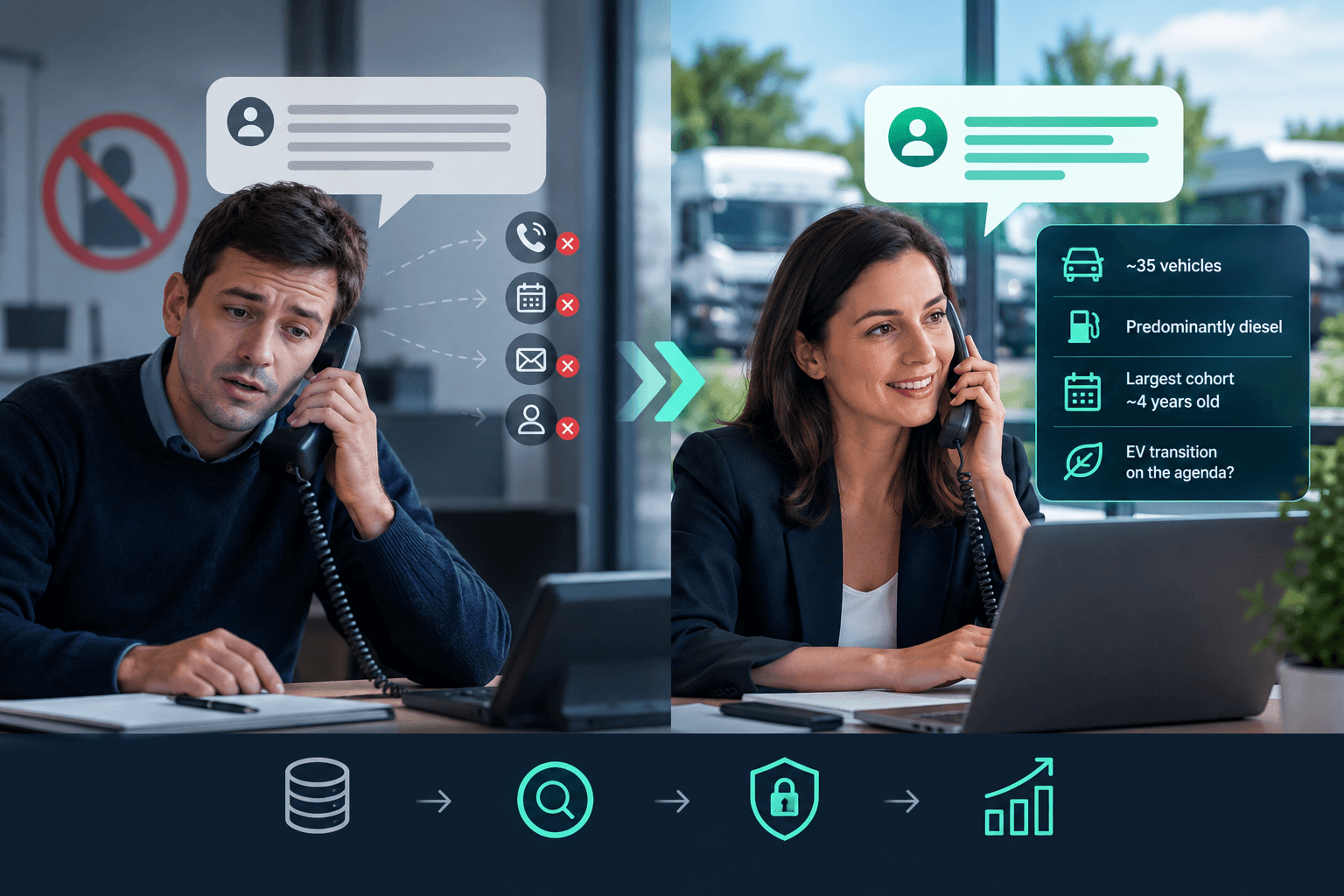 Researched Fleet Data: Why Intelligence Beats Interruption in Modern Sales